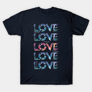 Love Love meow Love T-Shirt